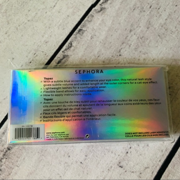 SEPHORA  Colored Natural Volume False Eye Lashes  In Topaz - Picture 3 of 3